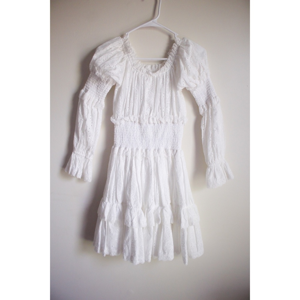 NWT Divine Heritage White Eyelet Dress - Picture 7 of 7